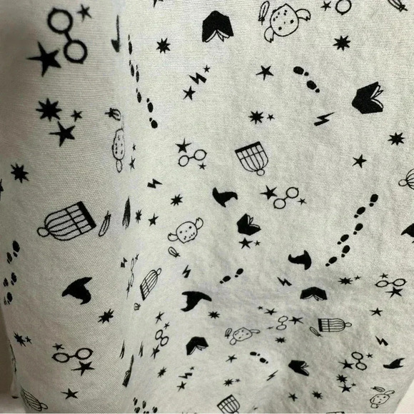 Harry Potter Button Down Casual Short Sleeved Shirt Collared Size XL - Picture 8 of 16